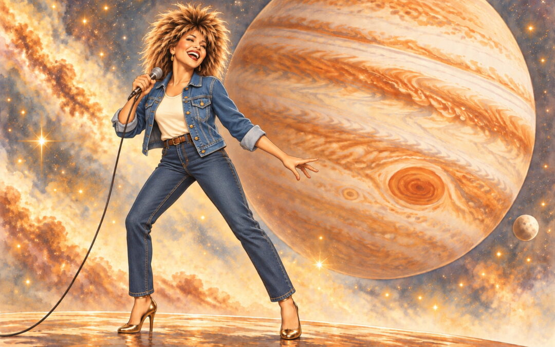 Tina Turner vor Jupiter